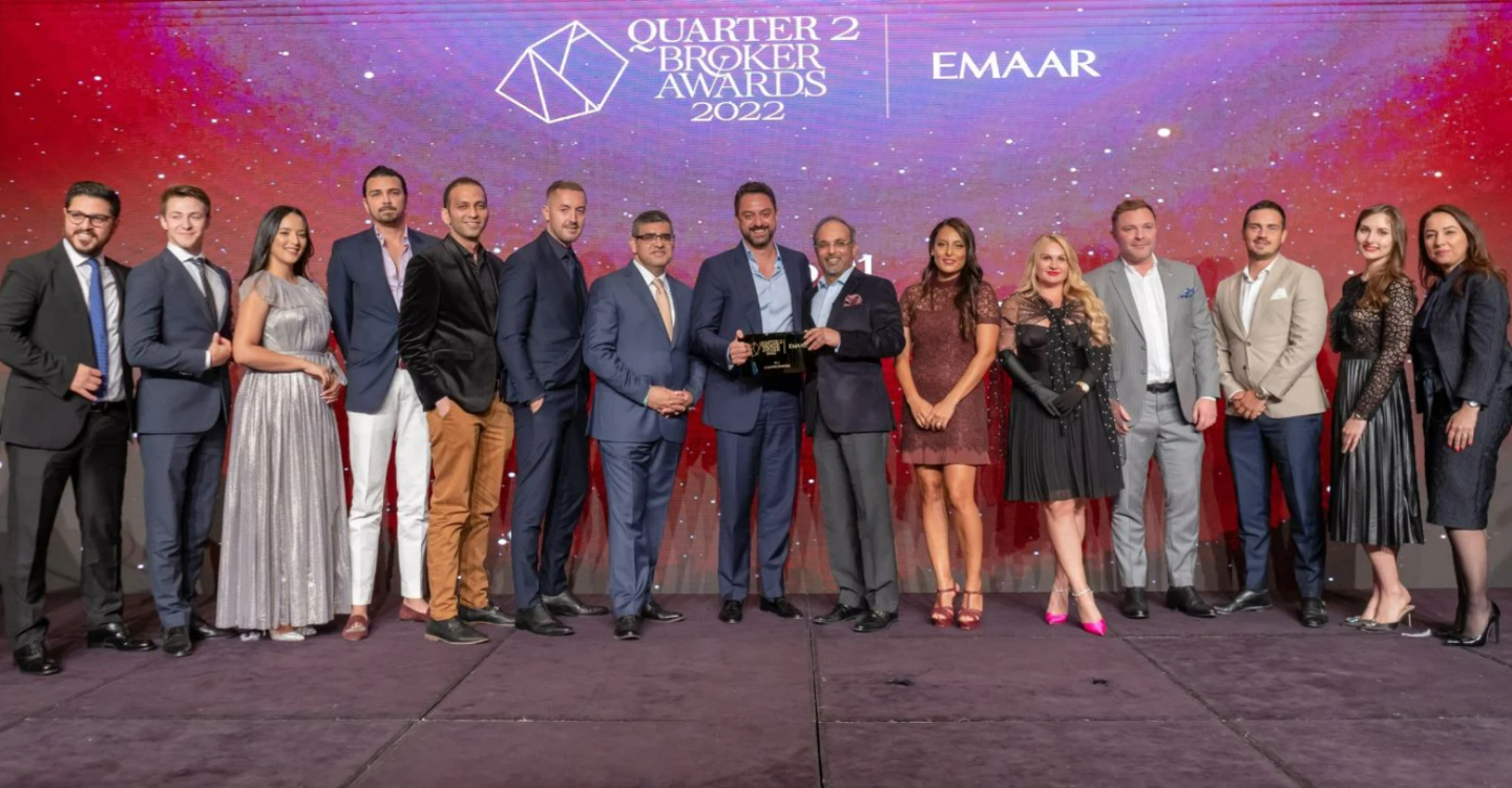 D&B Properties Wins First Place in Emaar Q2 Brokers Award